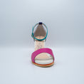 Load image into Gallery viewer, Sandalia casual abierta azul, verde, roja y multicolor